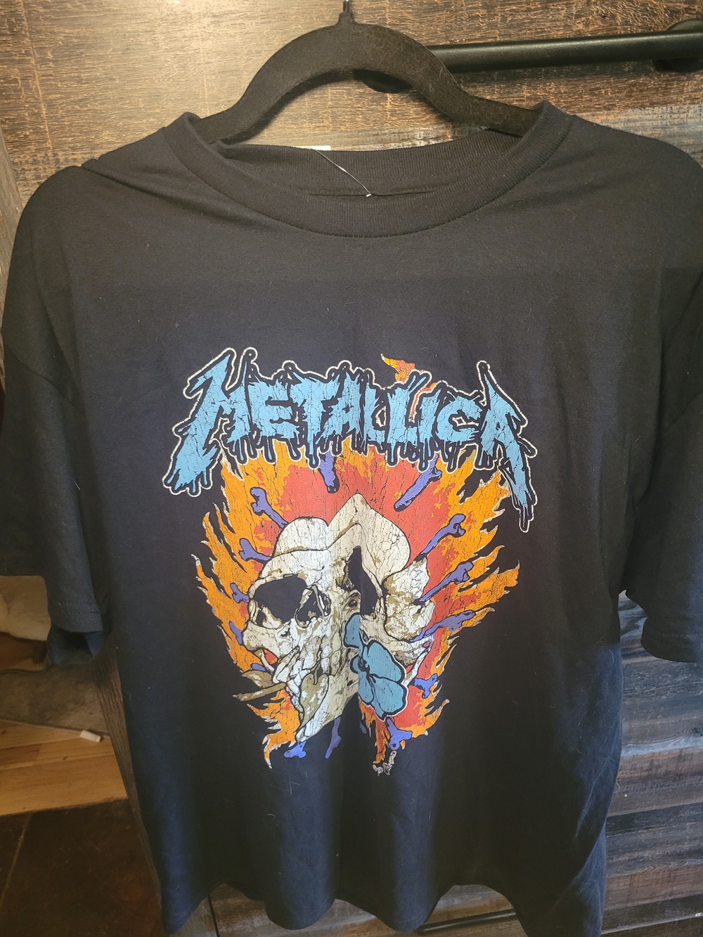Metallica Black Graphic Skull Tee